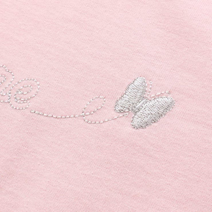 バタフライロゴ刺しゅうTシャツ(90～140cm) | Tartine et Chocolat | 詳細画像9 