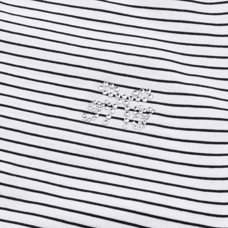 【日本製】【お揃い】リボンラインストーンの半袖Tシャツ(90~140cm) | Tartine et Chocolat | 詳細画像11 