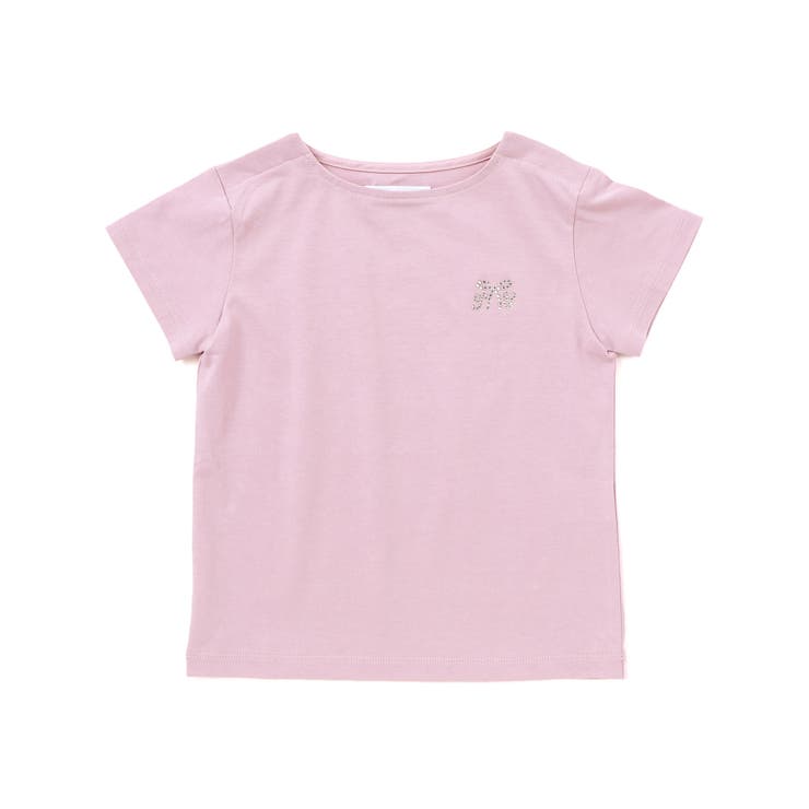 【日本製】【お揃い】リボンラインストーンの半袖Tシャツ(90~140cm) | Tartine et Chocolat | 詳細画像16 