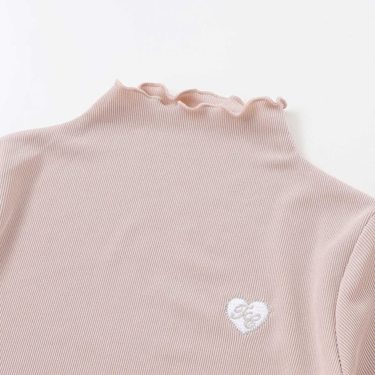 テレコハートワッペン刺しゅうTシャツ(100~140cm) | Tartine et Chocolat | 詳細画像4