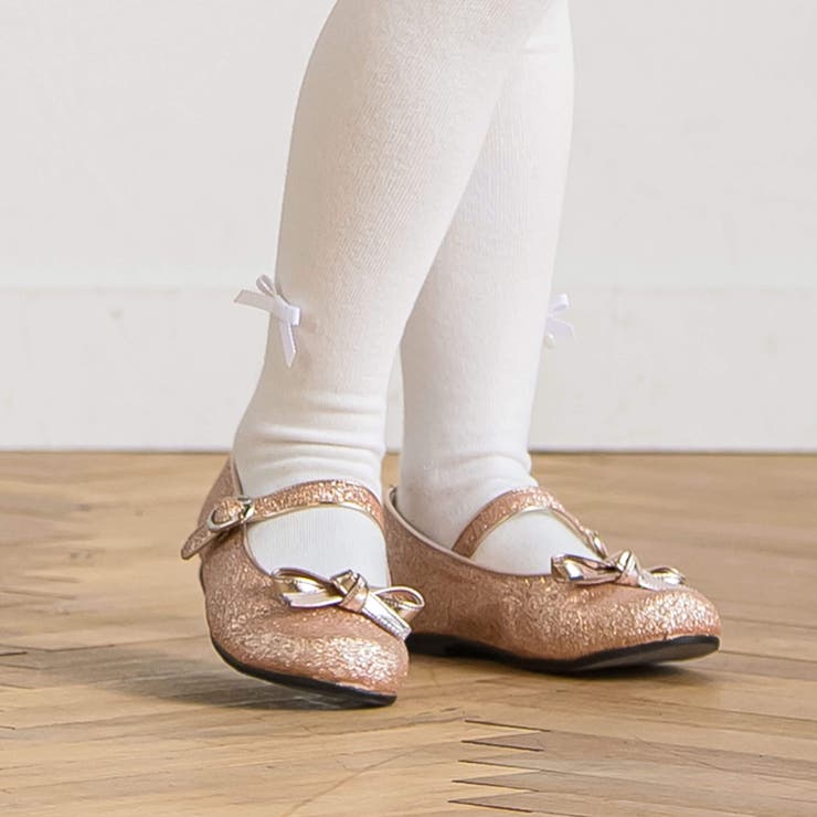 【美品】タルティーヌ エ ショコラ　ラメグリッターシューズ　19cm 日本製】ラメグリッターシューズ(16~20cm)[品番：BEBK0009585