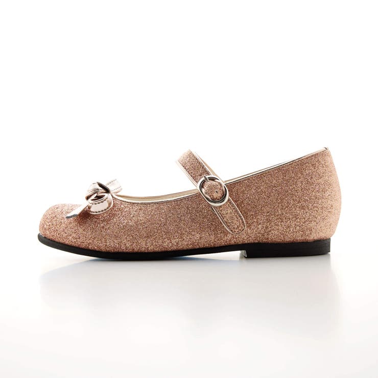 【美品】タルティーヌ エ ショコラ　ラメグリッターシューズ　19cm 日本製】ラメグリッターシューズ(16~20cm)[品番：BEBK0009585