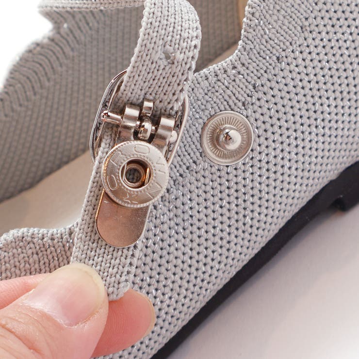 【日本製】ラメスカラップニットシューズ(16～20cm) | Tartine et Chocolat | 詳細画像7 