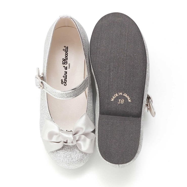 【日本製】２WAYリボンラメグリッターシューズ(16～20cm) | Tartine et Chocolat | 詳細画像12 