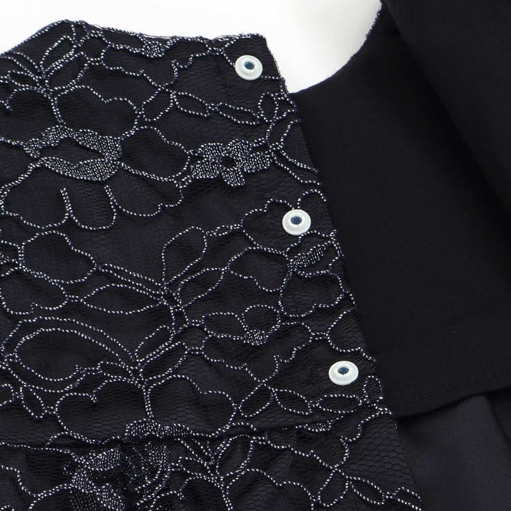 【日本製】ラメコードレースワンピース(70~90cm) | fillot de bébé réduction | 詳細画像13 