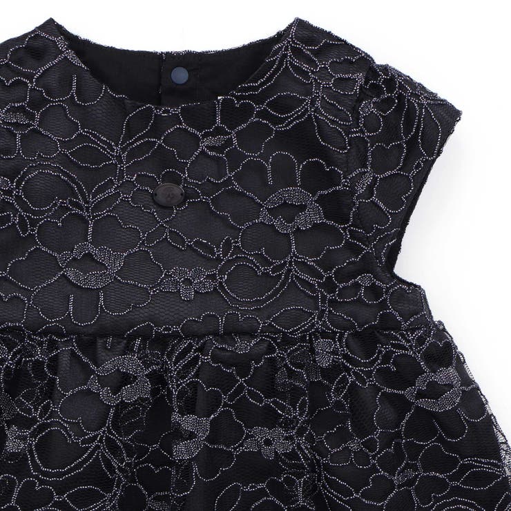 【日本製】ラメコードレースワンピース(70~90cm) | fillot de bébé réduction | 詳細画像9 