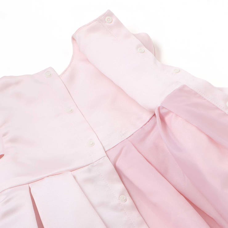 【日本製】サテンチュールモチーフドレス(70~90cm) | fillot de bébé réduction | 詳細画像12 