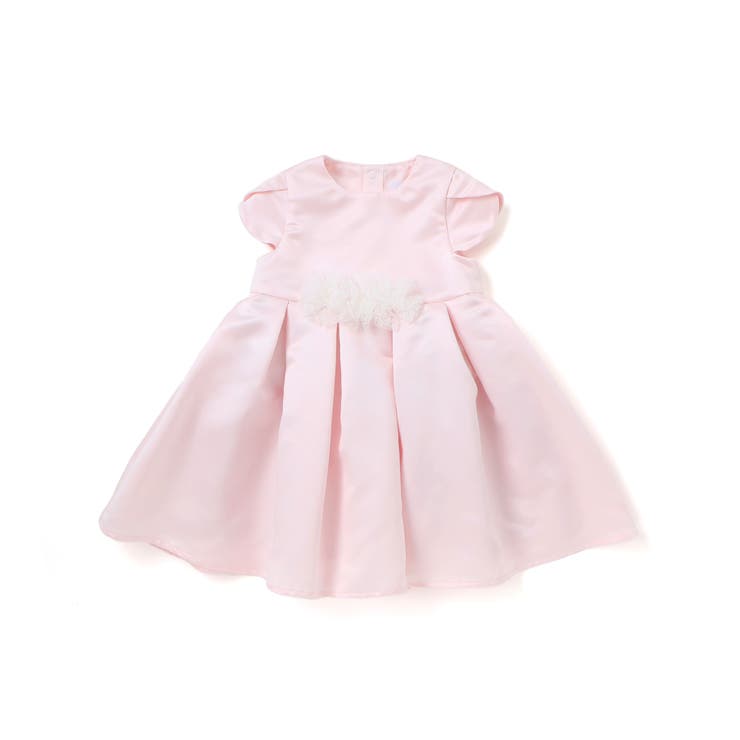 【日本製】サテンチュールモチーフドレス(70~90cm) | fillot de bébé réduction | 詳細画像4 