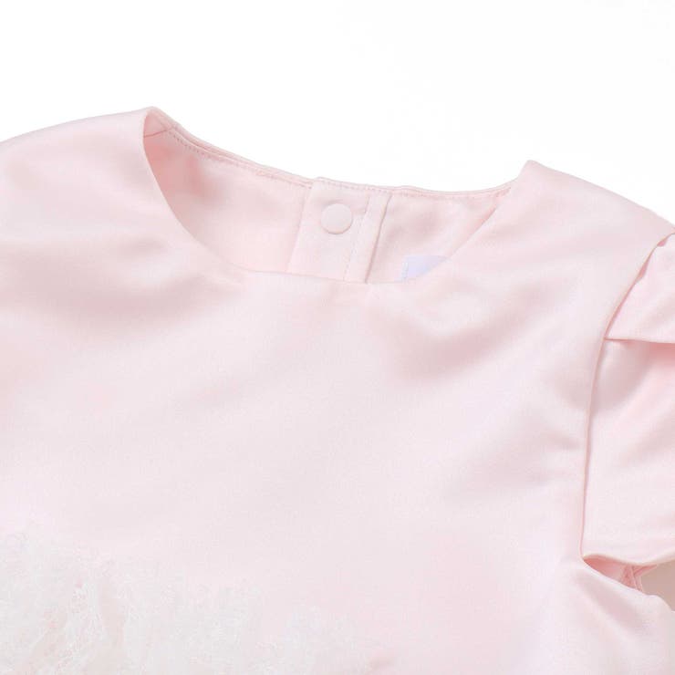 【日本製】サテンチュールモチーフドレス(70~90cm) | fillot de bébé réduction | 詳細画像6 
