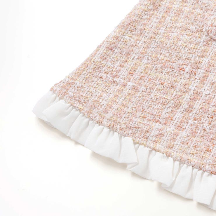 【お揃い】ツイードジャガードワンピース(70~90cm) | fillot de bébé réduction | 詳細画像10 