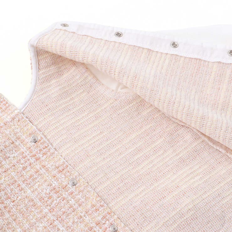 【お揃い】ツイードジャガードワンピース(70~90cm) | fillot de bébé réduction | 詳細画像12 