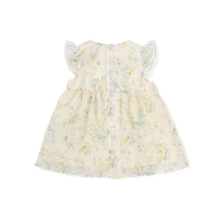 【お揃い】オーガンジー花柄プリントワンピース＆スムースブルマセット(70~90c… | fillot de bébé réduction | 詳細画像8 