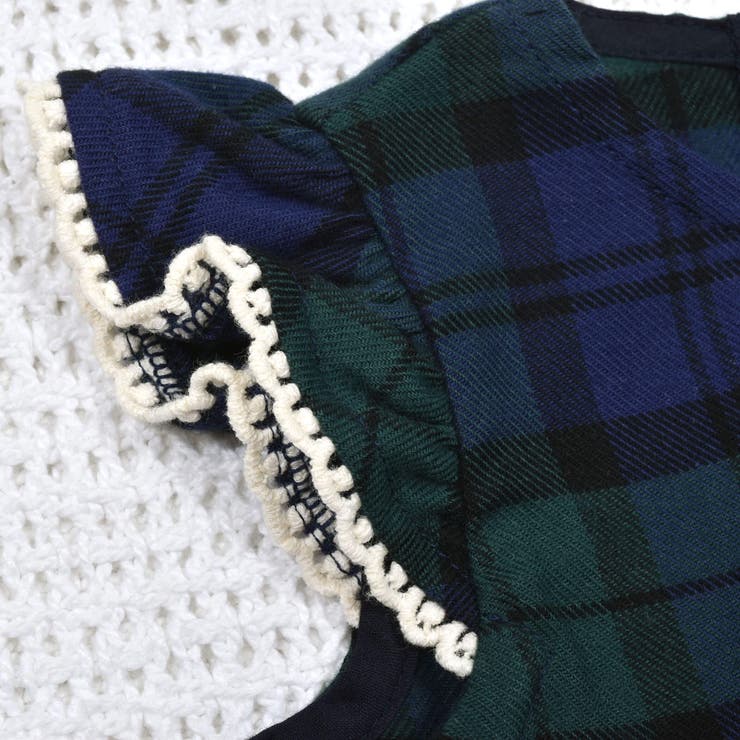 LE PHIL ネイビー チェック チュニック LE PHIL ネイビー チェック チュニック