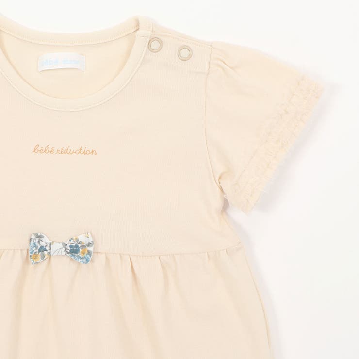 天竺Tシャツ＆花プリントブルマセット(70~90cm) | fillot de bébé réduction | 詳細画像19 