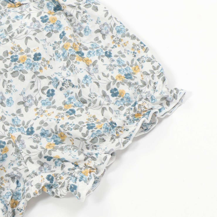 天竺Tシャツ＆花プリントブルマセット(70~90cm) | fillot de bébé réduction | 詳細画像23 