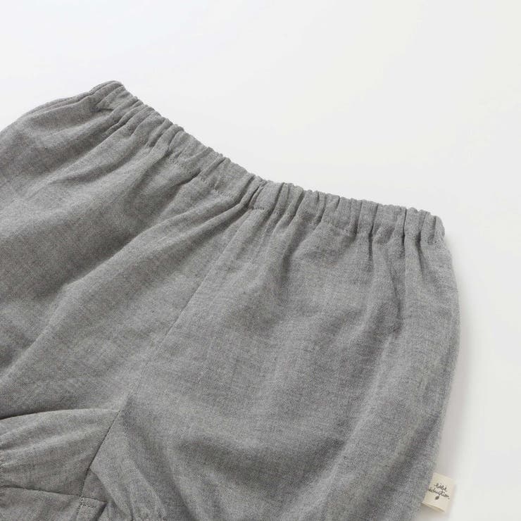 【お揃い/オーガニック】チェックチュニック＆ブルマセット(70~90cm) | fillot de bébé réduction | 詳細画像17 