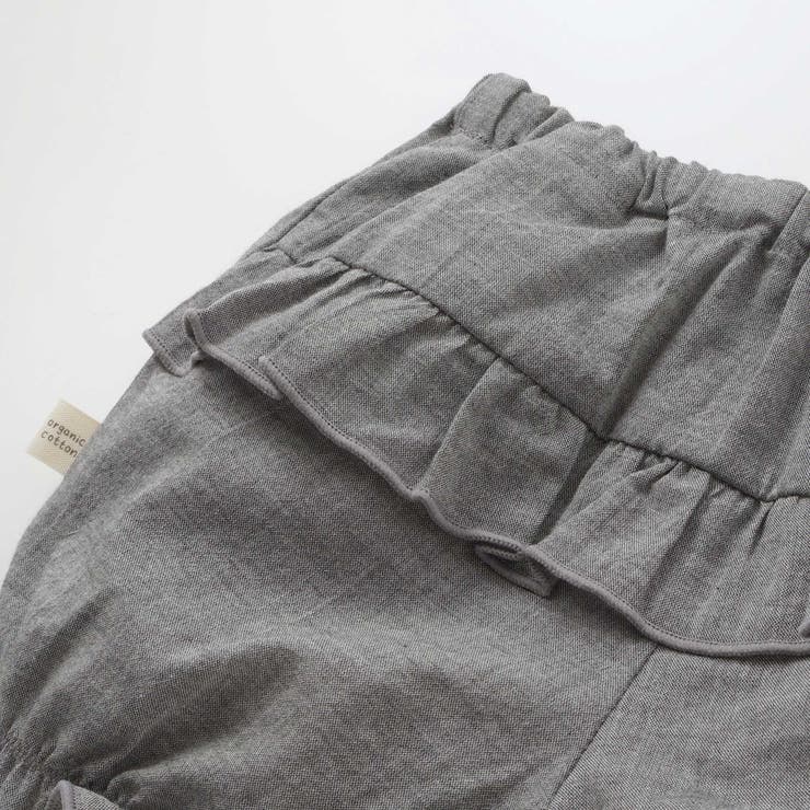 【お揃い/オーガニック】チェックチュニック＆ブルマセット(70~90cm) | fillot de bébé réduction | 詳細画像18 