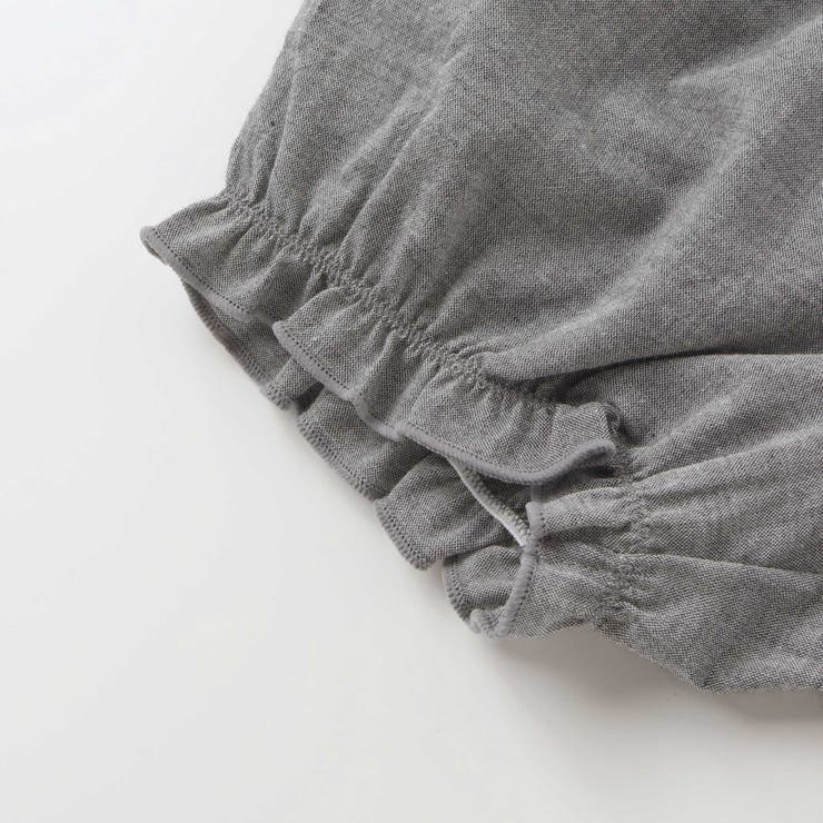 【お揃い/オーガニック】チェックチュニック＆ブルマセット(70~90cm) | fillot de bébé réduction | 詳細画像19 