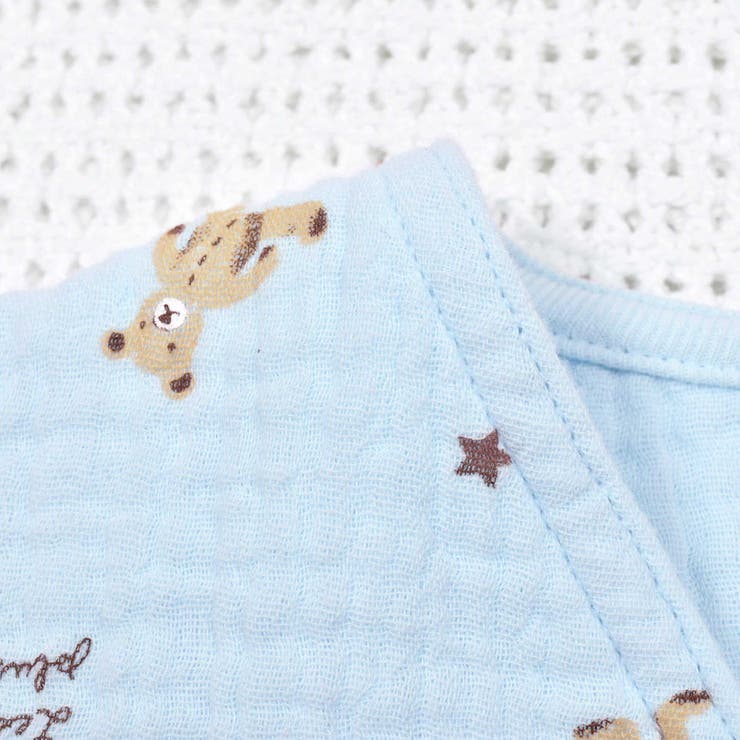 ガーゼクマプリントカシュクールスーツ(70~90cm) | fillot de bébé réduction | 詳細画像18 