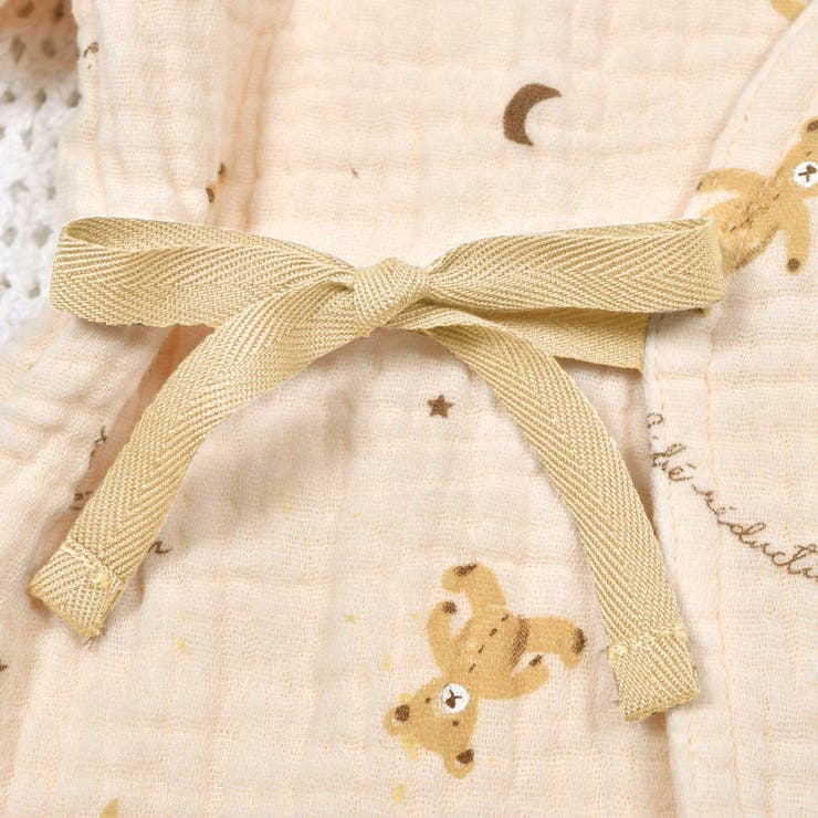 ガーゼクマプリントカシュクールスーツ(70~90cm) | fillot de bébé réduction | 詳細画像29 