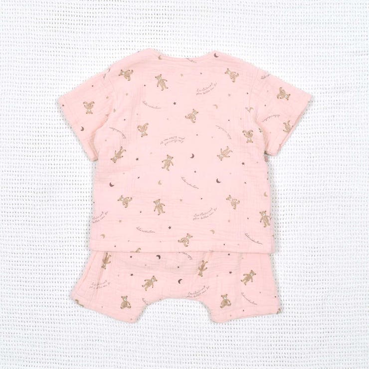 ガーゼクマプリントカシュクールスーツ(70~90cm) | fillot de bébé réduction | 詳細画像6 