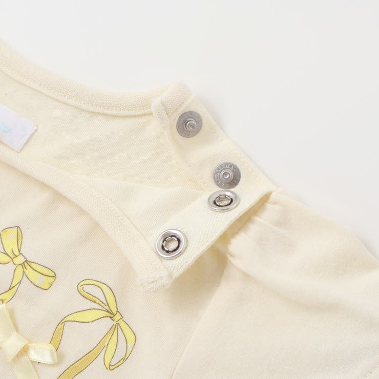 天竺半袖Tシャツ＆花柄プリントブルマセット(70~90cm) | fillot de bébé réduction | 詳細画像17 