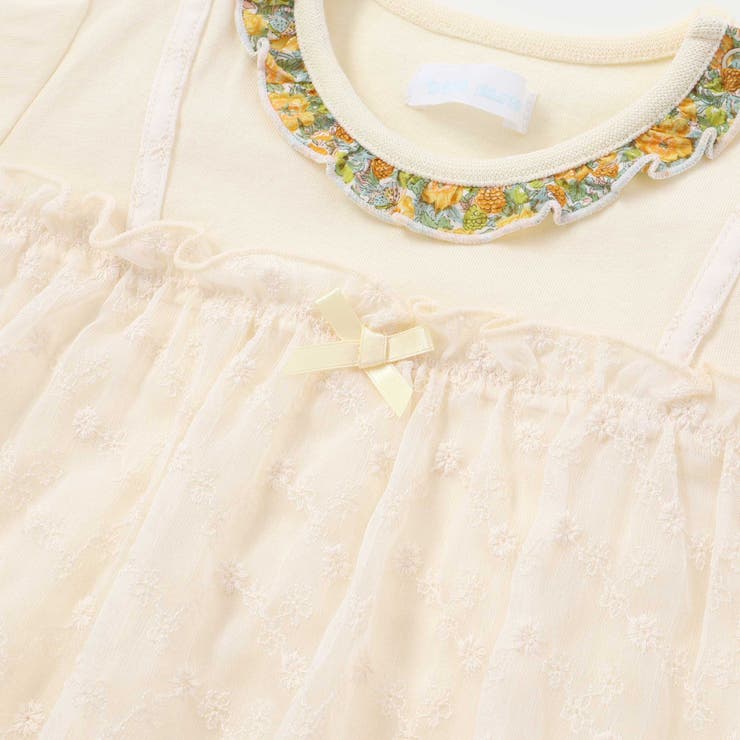 【お揃い】チュニック半袖Tシャツ＆リバティプリント花柄ブルマセット(70~90c… | fillot de bébé réduction | 詳細画像16 