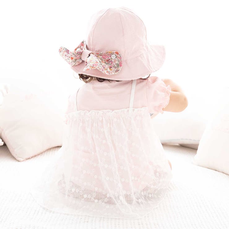 【お揃い】チュニック半袖Tシャツ＆リバティプリント花柄ブルマセット(70~90c… | fillot de bébé réduction | 詳細画像4 