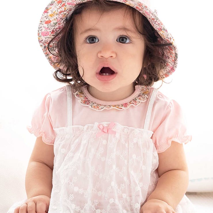 【お揃い】チュニック半袖Tシャツ＆リバティプリント花柄ブルマセット(70~90c… | fillot de bébé réduction | 詳細画像5 