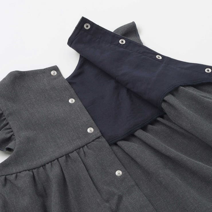 無地スモッキングジャンパースカート(70~90cm) | fillot de bébé réduction | 詳細画像14 