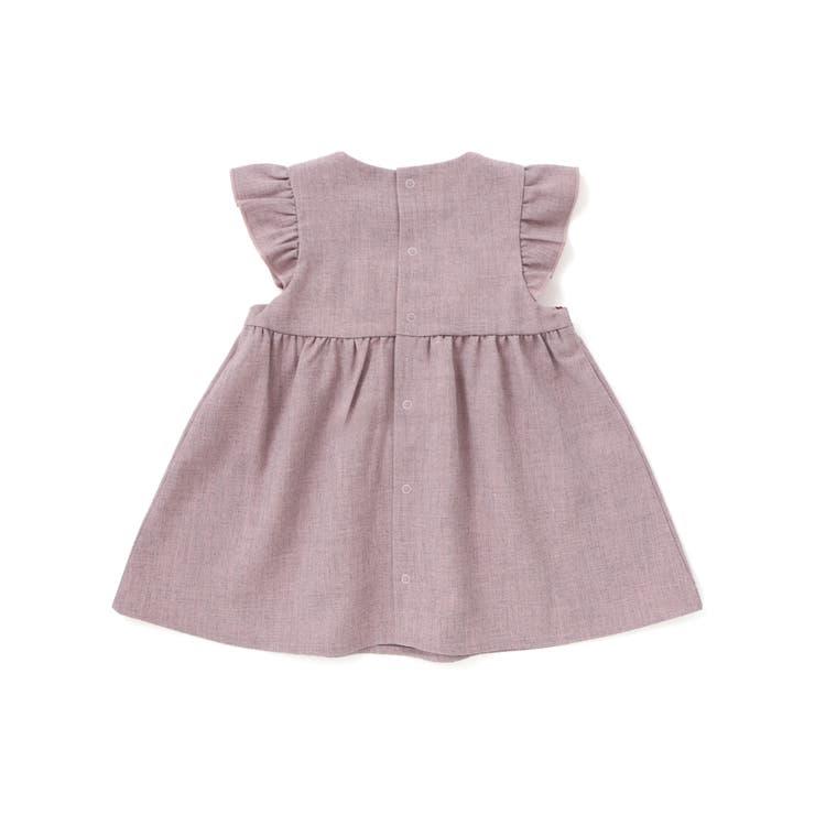 無地スモッキングジャンパースカート(70~90cm) | fillot de bébé réduction | 詳細画像7 