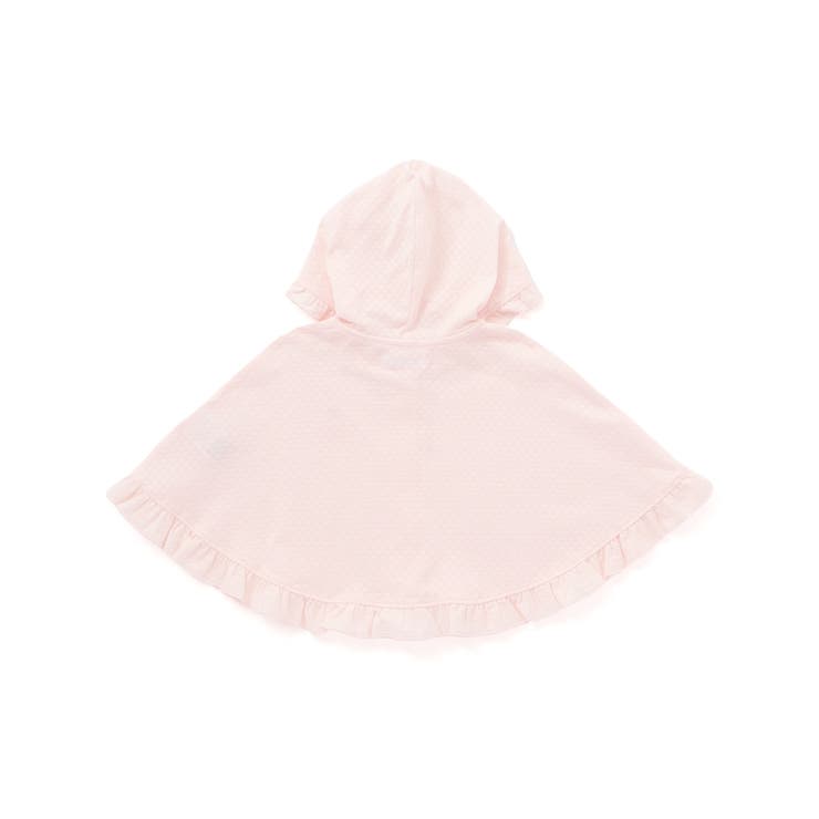 【 UVカット 】フード付きブライト天竺フリルマント(60~90cm) | fillot de bébé réduction | 詳細画像9 
