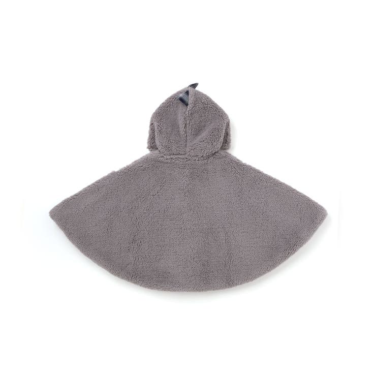 【お揃い】モコモコ耳付きフードフリースマント(50~90cm) | fillot de bébé réduction | 詳細画像13 