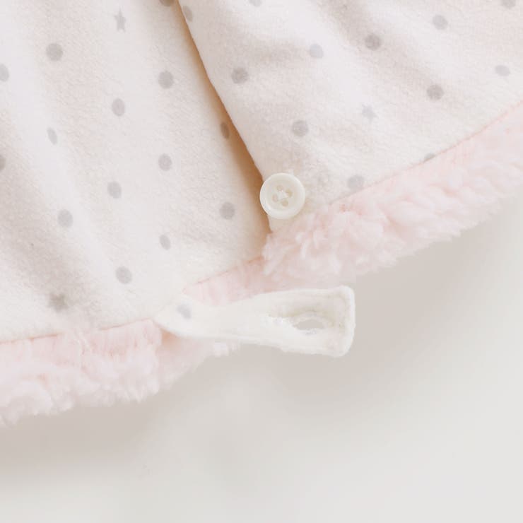 【お揃い】モコモコ耳付きフードフリースマント(50~90cm) | fillot de bébé réduction | 詳細画像21 