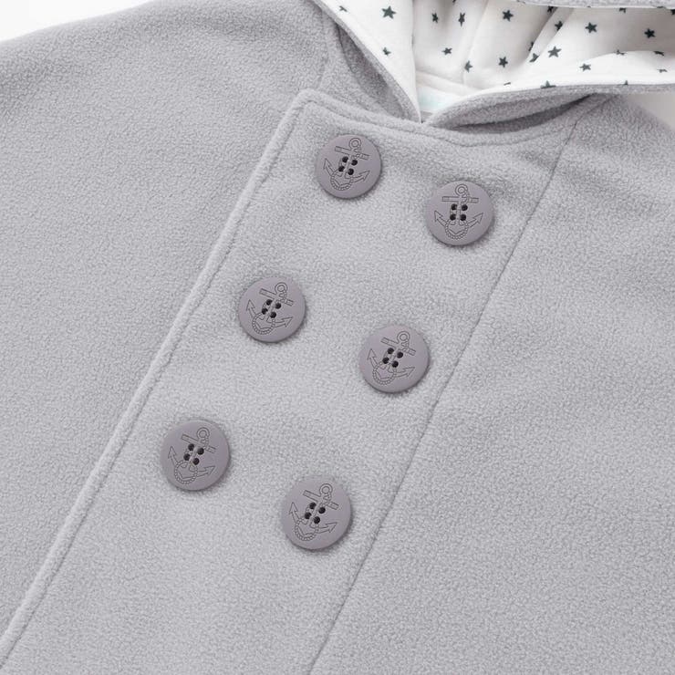 フード付きPコート風フリースマント(50~90cm) | fillot de bébé réduction | 詳細画像7 