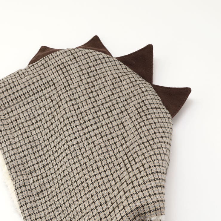 チェック恐竜フードマント(70~90cm) | fillot de bébé réduction | 詳細画像13 