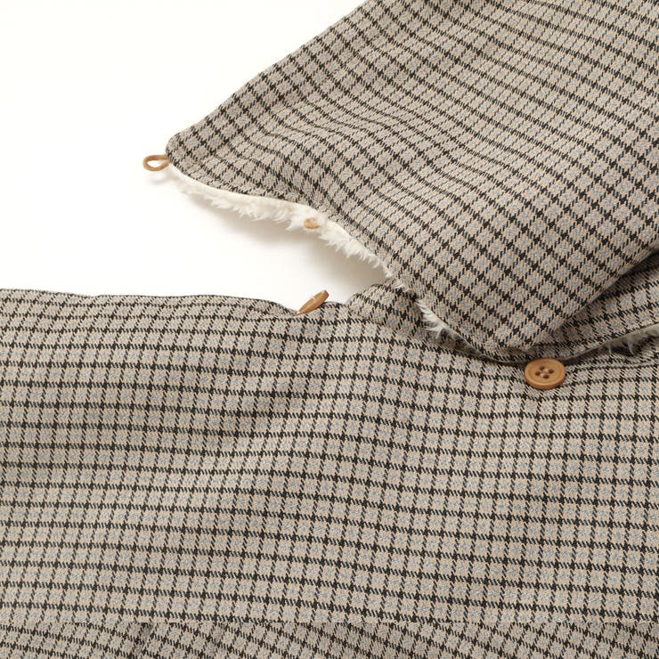 チェック恐竜フードマント(70~90cm) | fillot de bébé réduction | 詳細画像7 