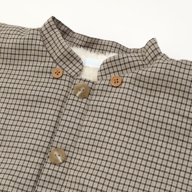 チェック恐竜フードマント(70~90cm) | fillot de bébé réduction | 詳細画像8 