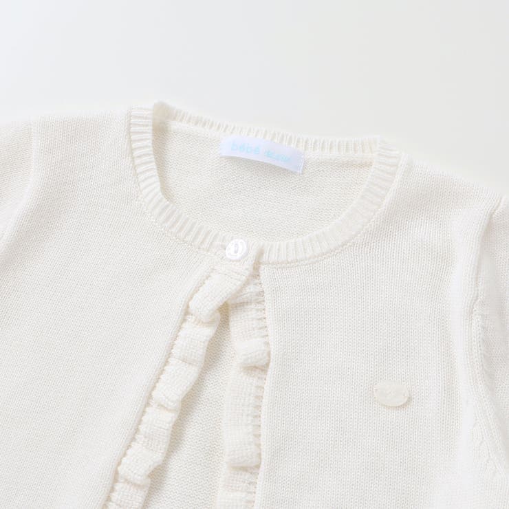 レーシーニット長袖ボレロカーディガン(70~90cm) | fillot de bébé réduction | 詳細画像5 