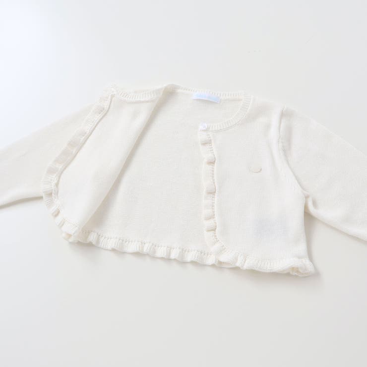 レーシーニット長袖ボレロカーディガン(70~90cm) | fillot de bébé réduction | 詳細画像9 