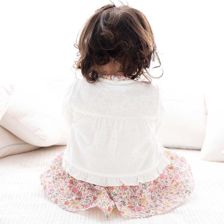 ブライトレーシー天竺ボレロカーディガン(70~90cm) | fillot de bébé réduction | 詳細画像3 