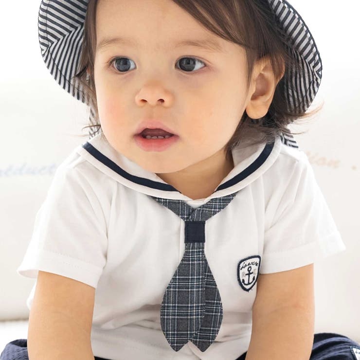 天竺マリンブラウス(70~90cm) | fillot de bébé réduction | 詳細画像3 