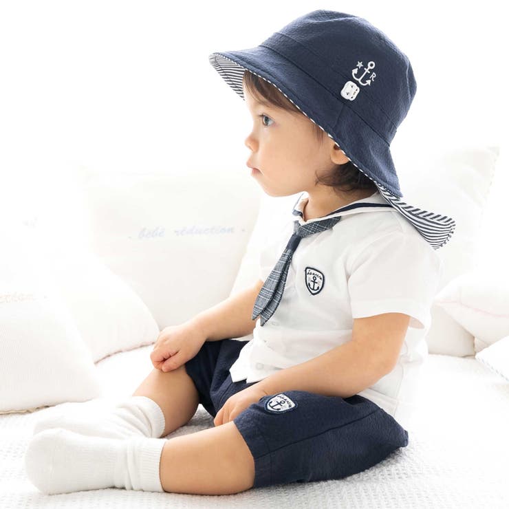 天竺マリンブラウス(70~90cm) | fillot de bébé réduction | 詳細画像4 