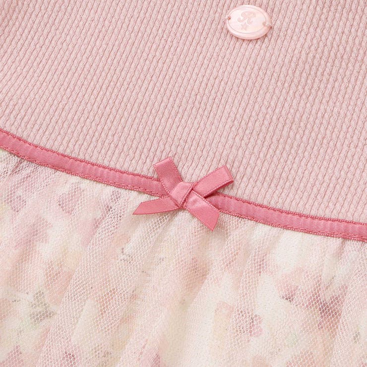 【お揃い】テレコフェイスチュールチュニック(70~90cm) | fillot de bébé réduction | 詳細画像15 