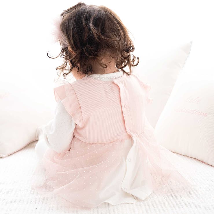 テレコドットラメチュールチュニック(70~90cm) | fillot de bébé réduction | 詳細画像4 