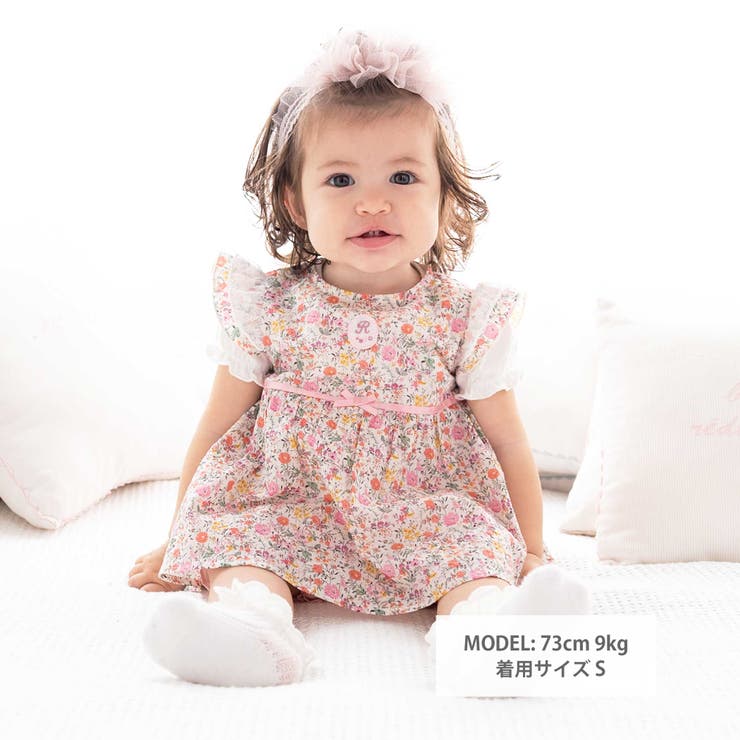 【お揃い】リバティプリント花柄チュニック(70~90cm) | fillot de bébé réduction | 詳細画像2 