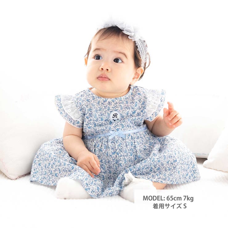 【お揃い】リバティプリント花柄チュニック(70~90cm) | fillot de bébé réduction | 詳細画像3 