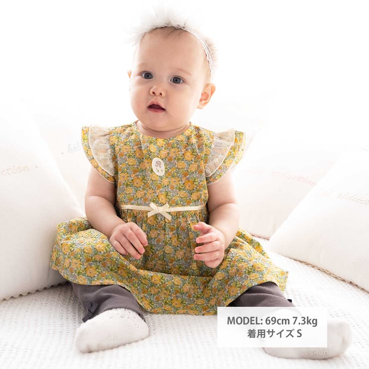 【お揃い】リバティプリント花柄チュニック(70~90cm) | fillot de bébé réduction | 詳細画像4 