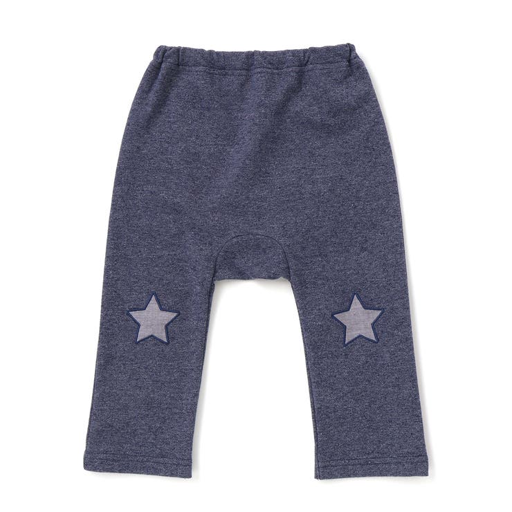 【お揃い】ボーダー星パッチインレイロングパンツ(70~90cm) | fillot de bébé réduction | 詳細画像4 