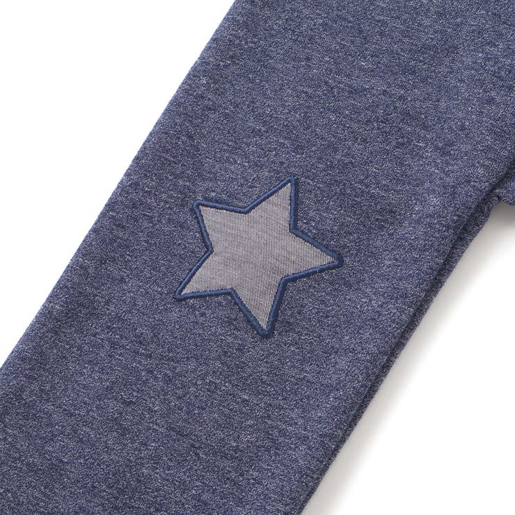 【お揃い】ボーダー星パッチインレイロングパンツ(70~90cm) | fillot de bébé réduction | 詳細画像8 